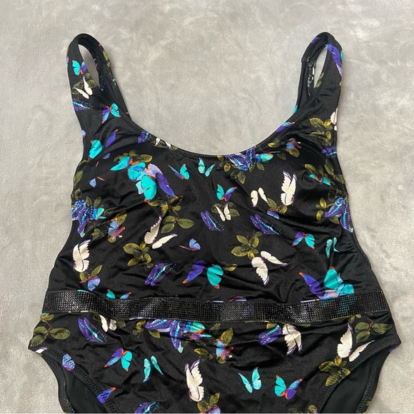 New! Victoria’s Secret rhinestone bling butterfly print one piece 27644 - Picture 7 of 12